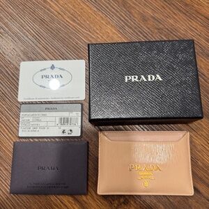Used Prada cardholder (full box)